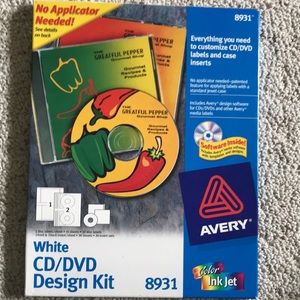 Avery 8931 CD/DVD Design Kit New